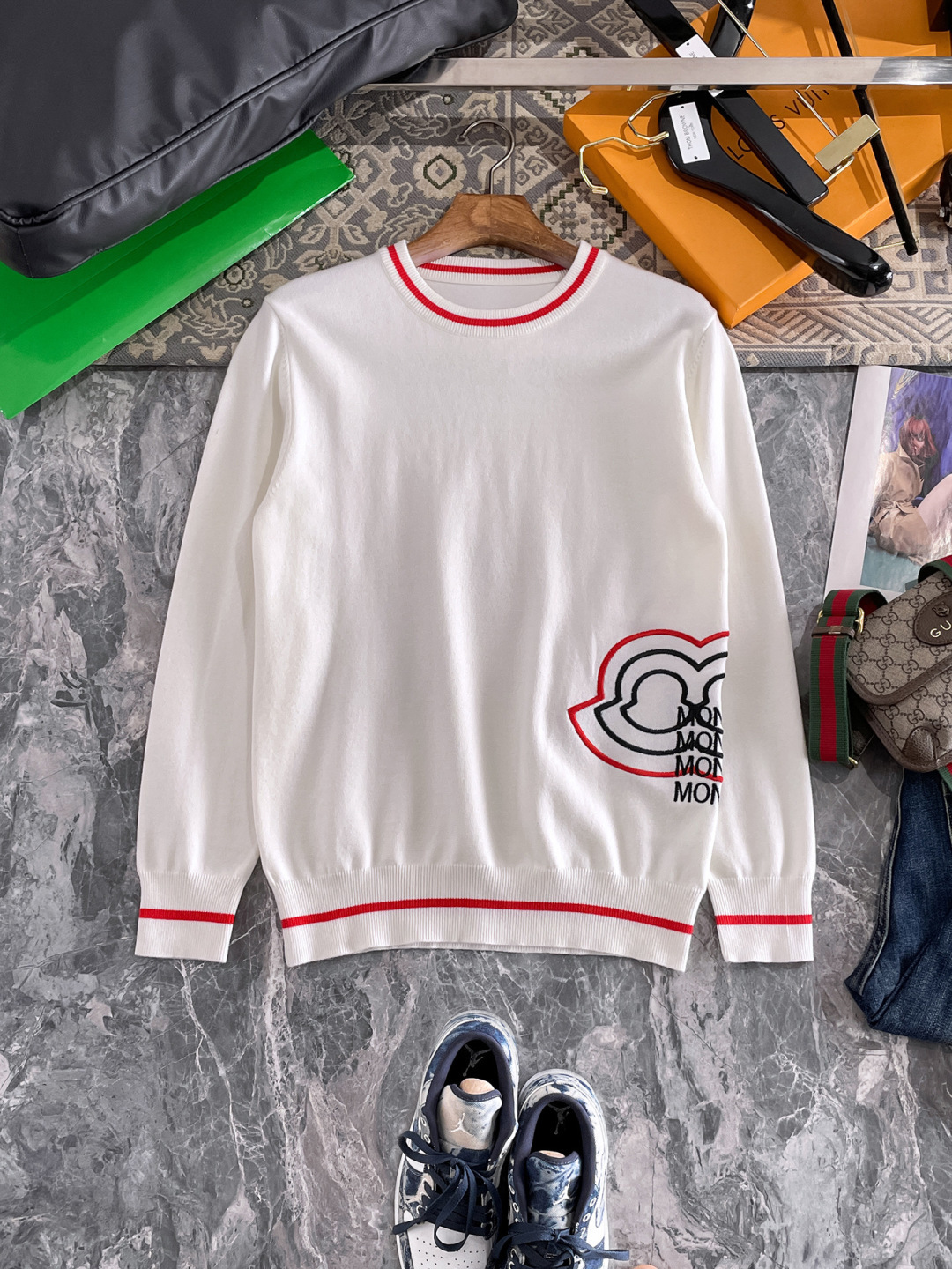 Moncler Male Basic Clothing Wool M-l-xxxl