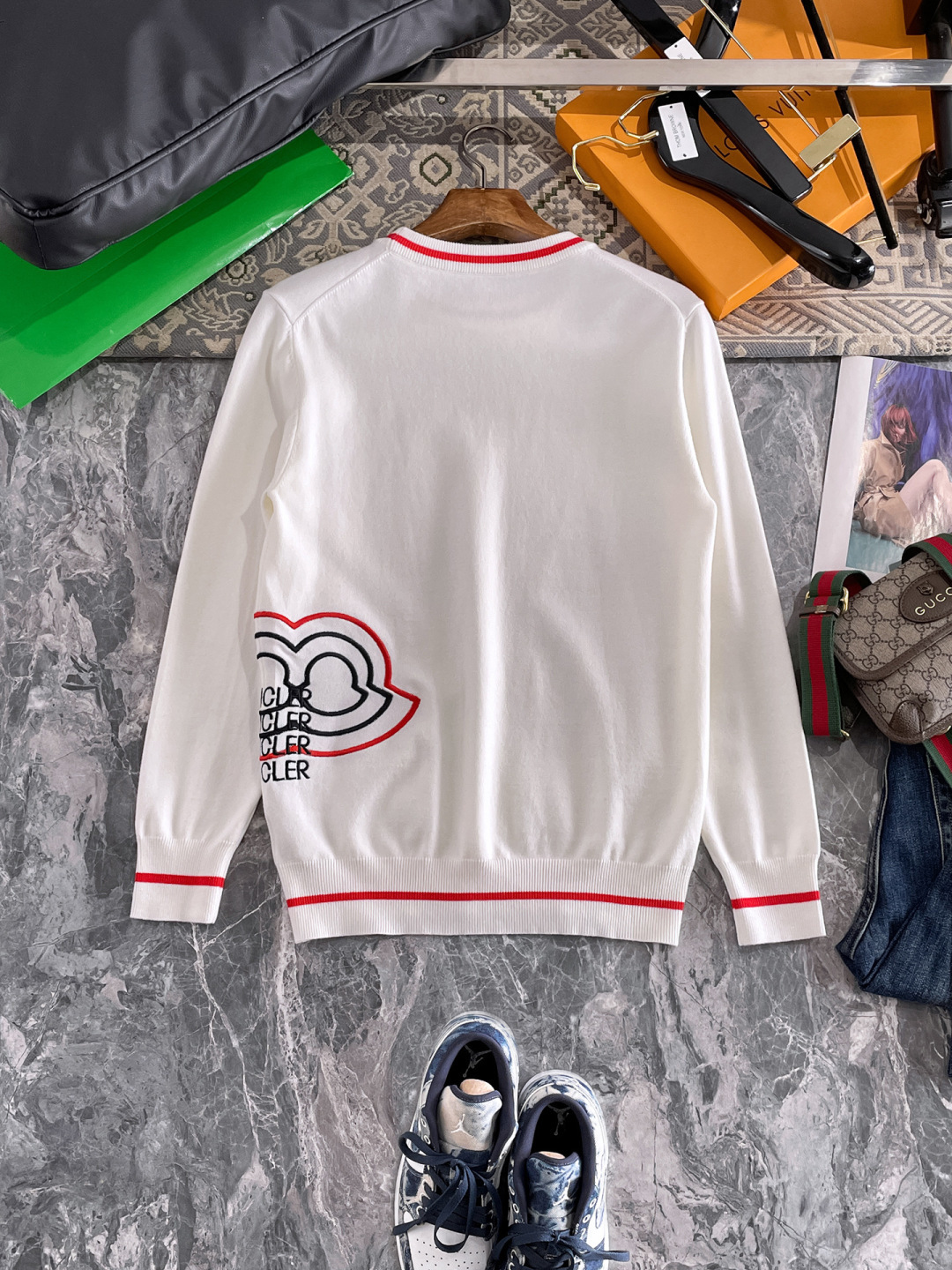 Moncler Male Basic Clothing Wool M-l-xxxl