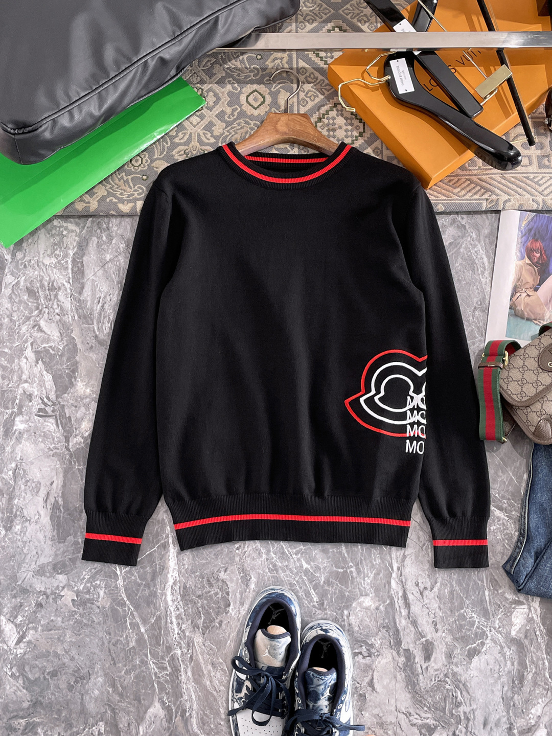 Moncler Male Basic Clothing Wool M-l-xxxl