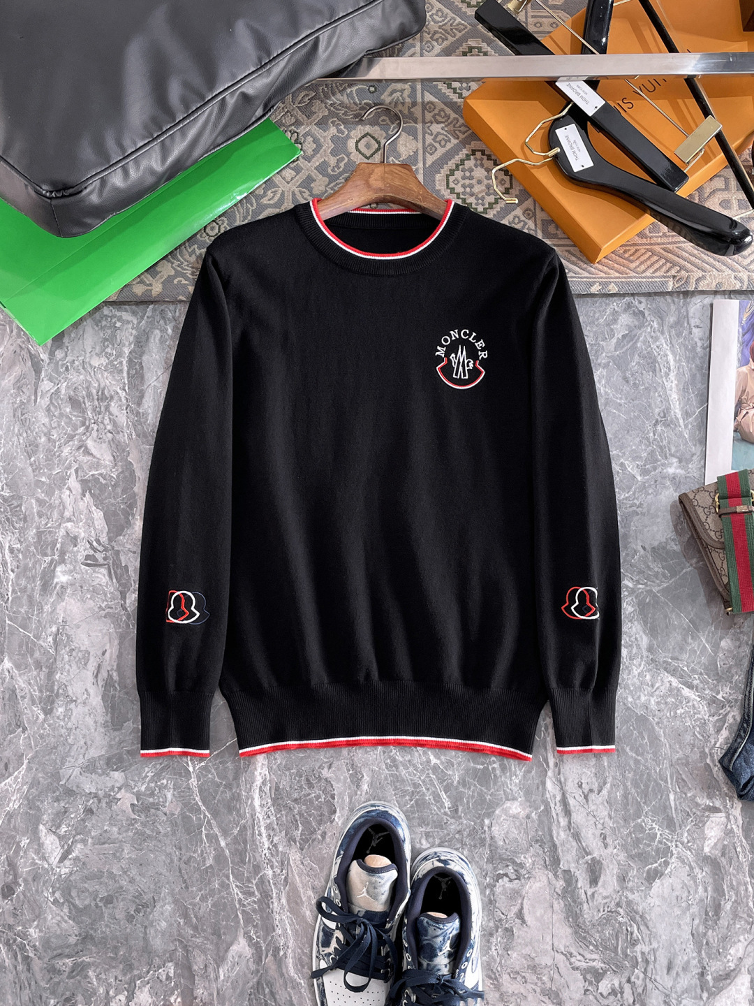 Moncler Male Basic Clothing Wool M-l-xxxl