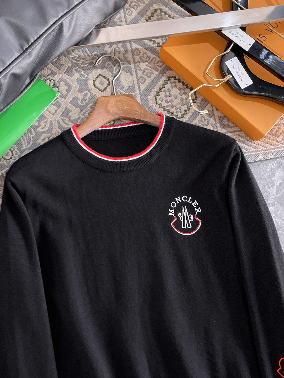 Moncler Male Basic Clothing Wool M-l-xxxl