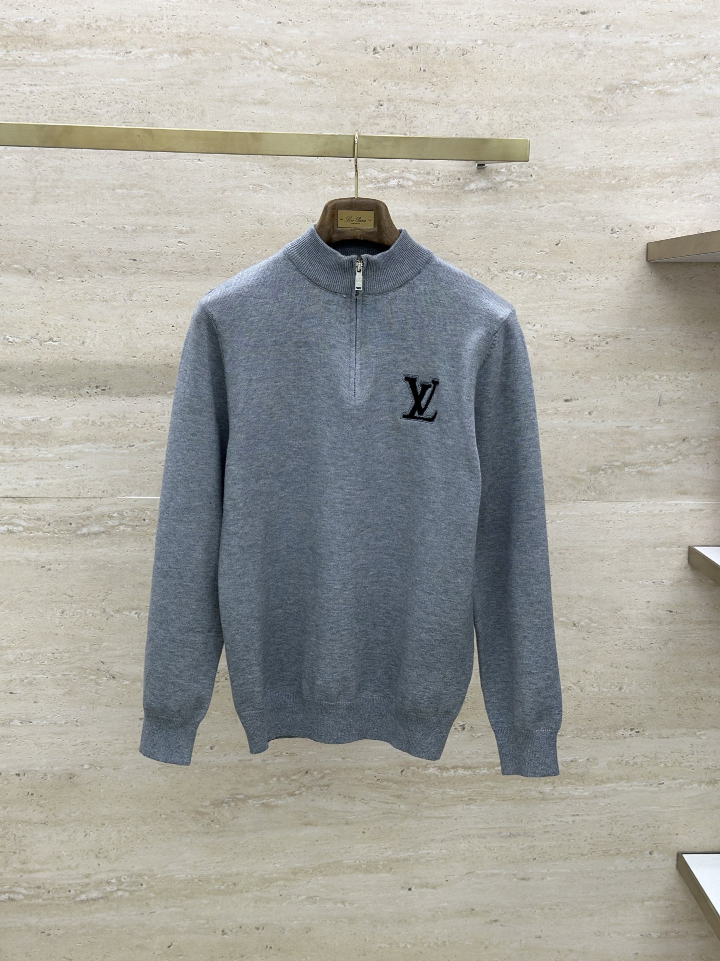 Louis Vuitton Male Basic Clothing Wool Black M-l-xxxl