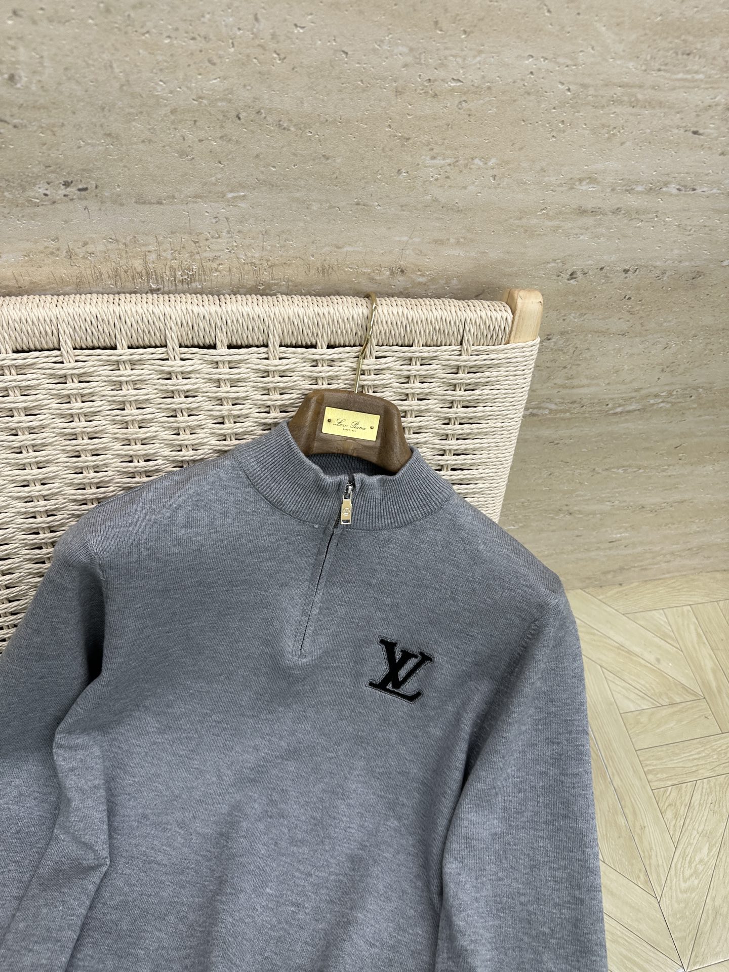 Louis Vuitton Male Basic Clothing Wool Black M-l-xxxl