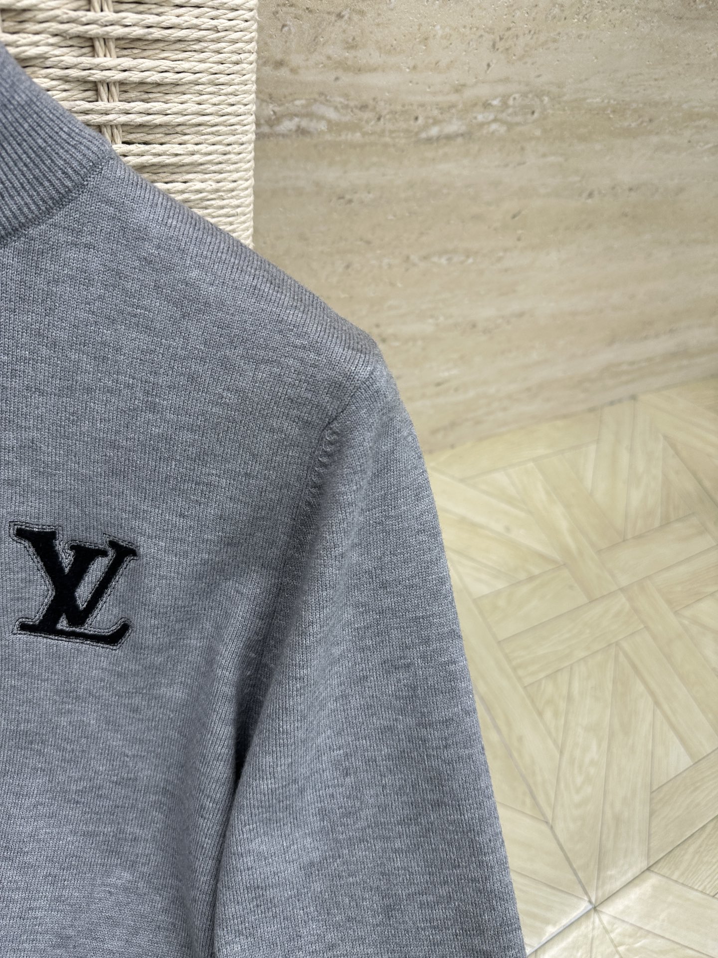 Louis Vuitton Male Basic Clothing Wool Black M-l-xxxl
