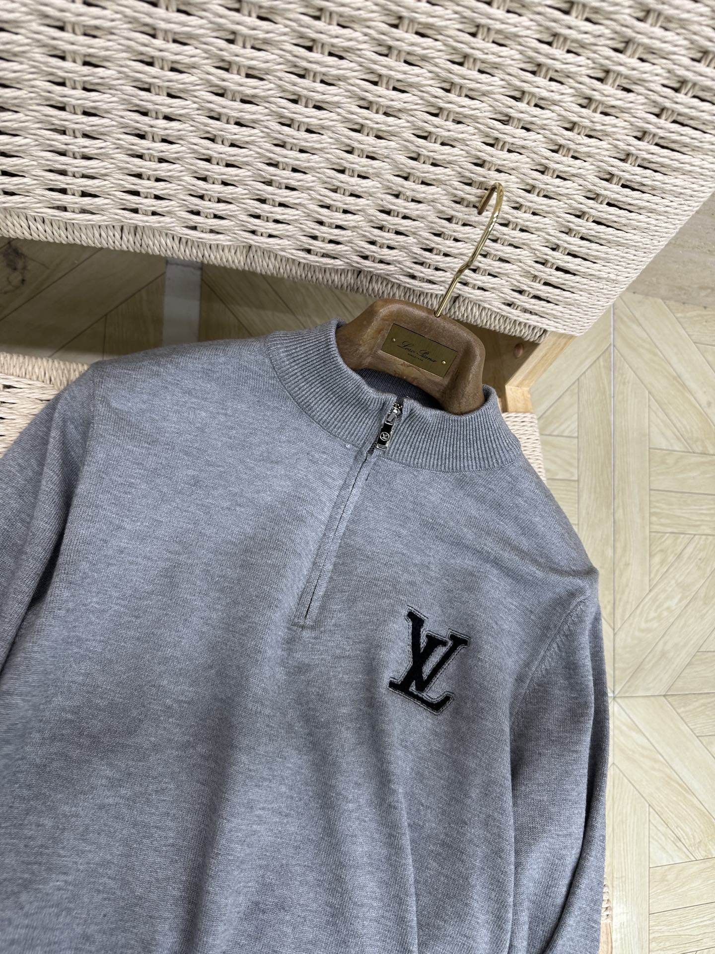 Louis Vuitton Male Basic Clothing Wool Black M-l-xxxl