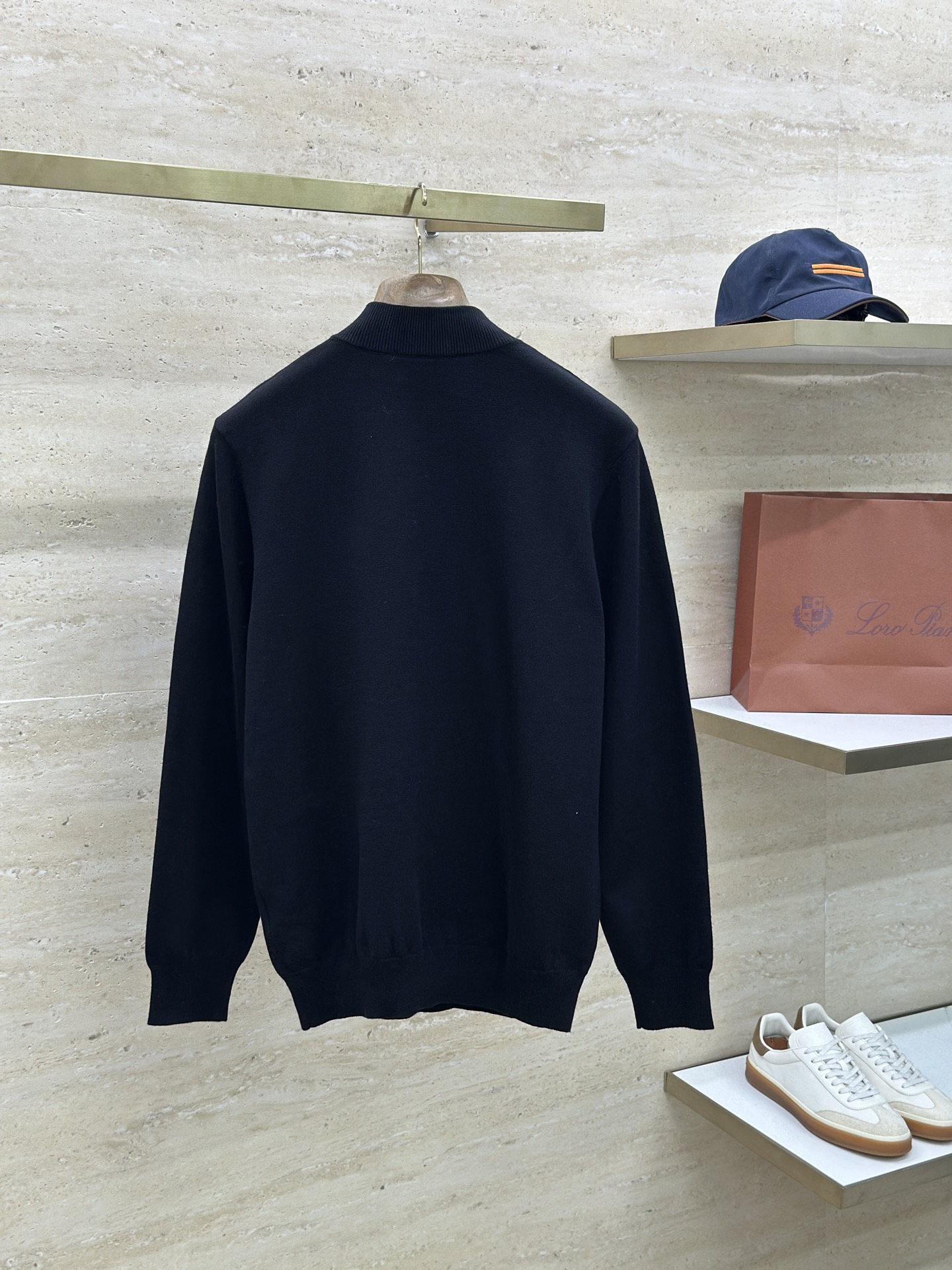 Louis Vuitton Male Basic Clothing Wool Black M-l-xxxl