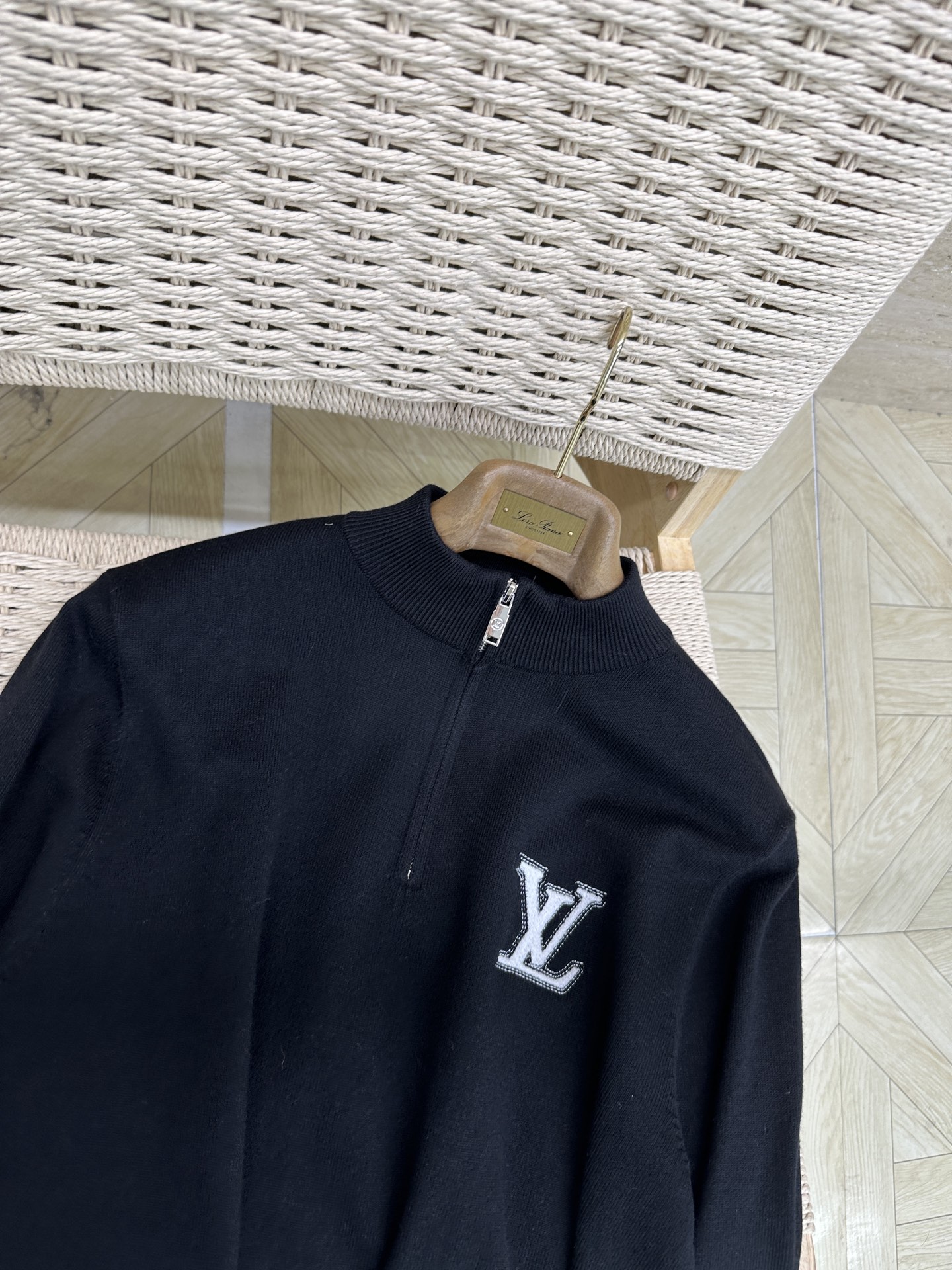 Louis Vuitton Male Basic Clothing Wool Black M-l-xxxl