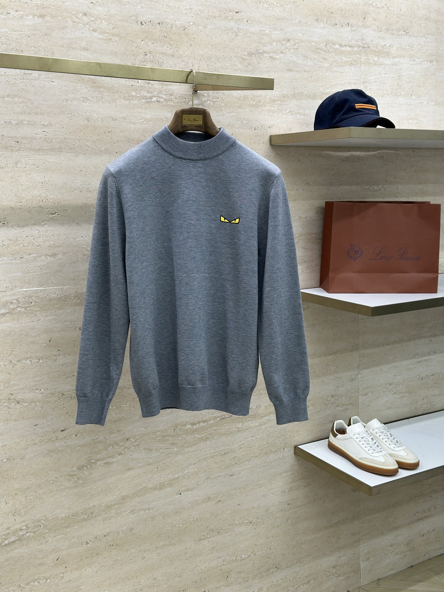 Fendi Male Basic Clothing Wool Black M-xxxl