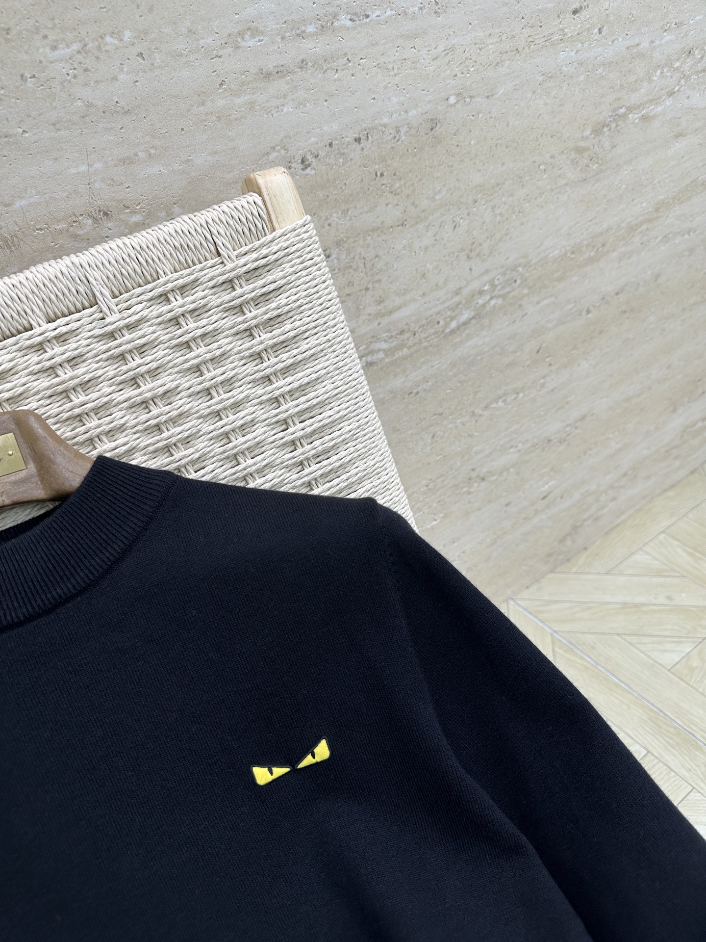 Fendi Male Basic Clothing Wool Black M-xxxl