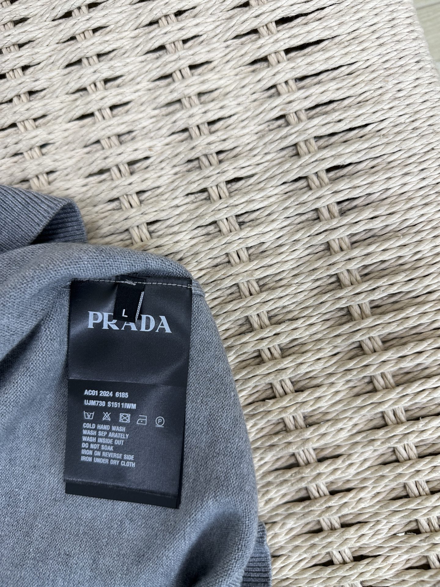 Prada Male Basic Clothing Wool Black M-xxxl