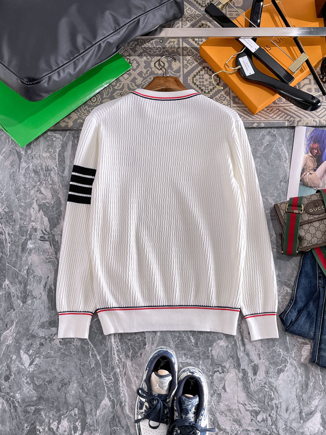 Thom Browne Male Basic Clothing Wool M-xxxl
