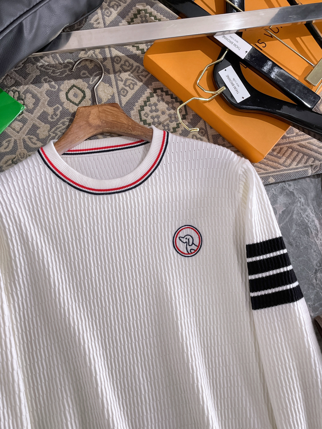 Thom Browne Male Basic Clothing Wool M-xxxl