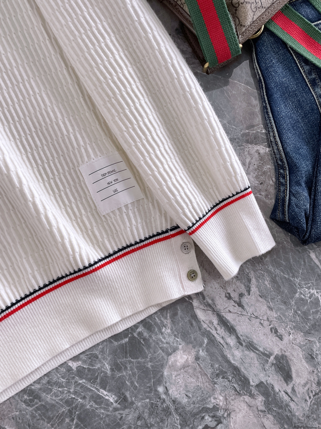 Thom Browne Male Basic Clothing Wool M-xxxl