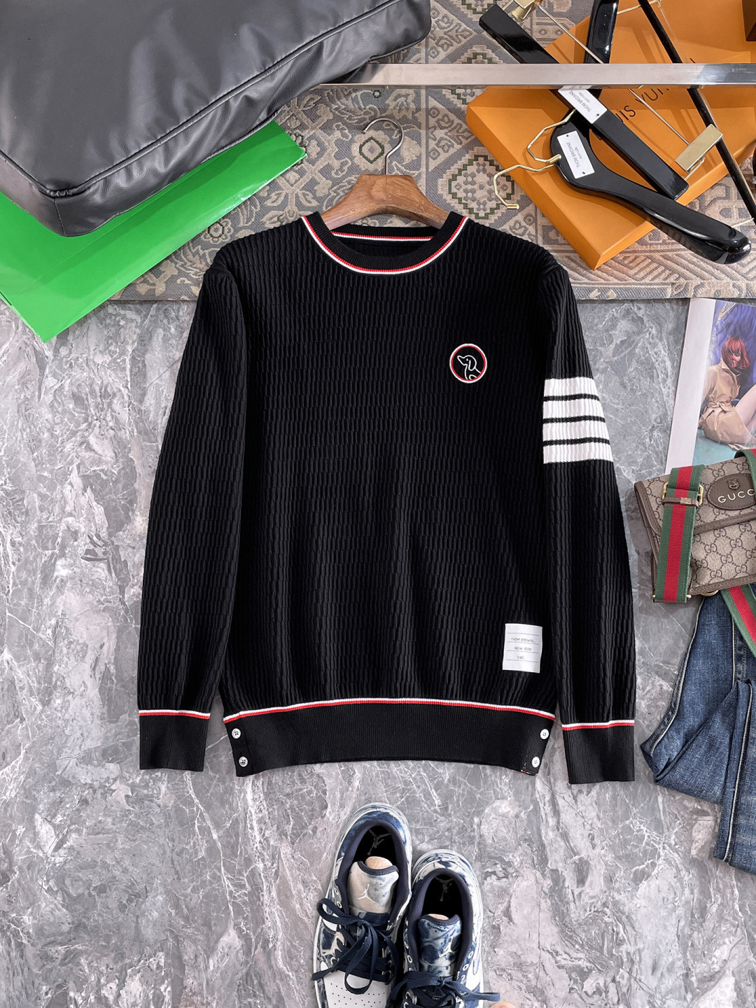 Thom Browne Male Basic Clothing Wool M-xxxl