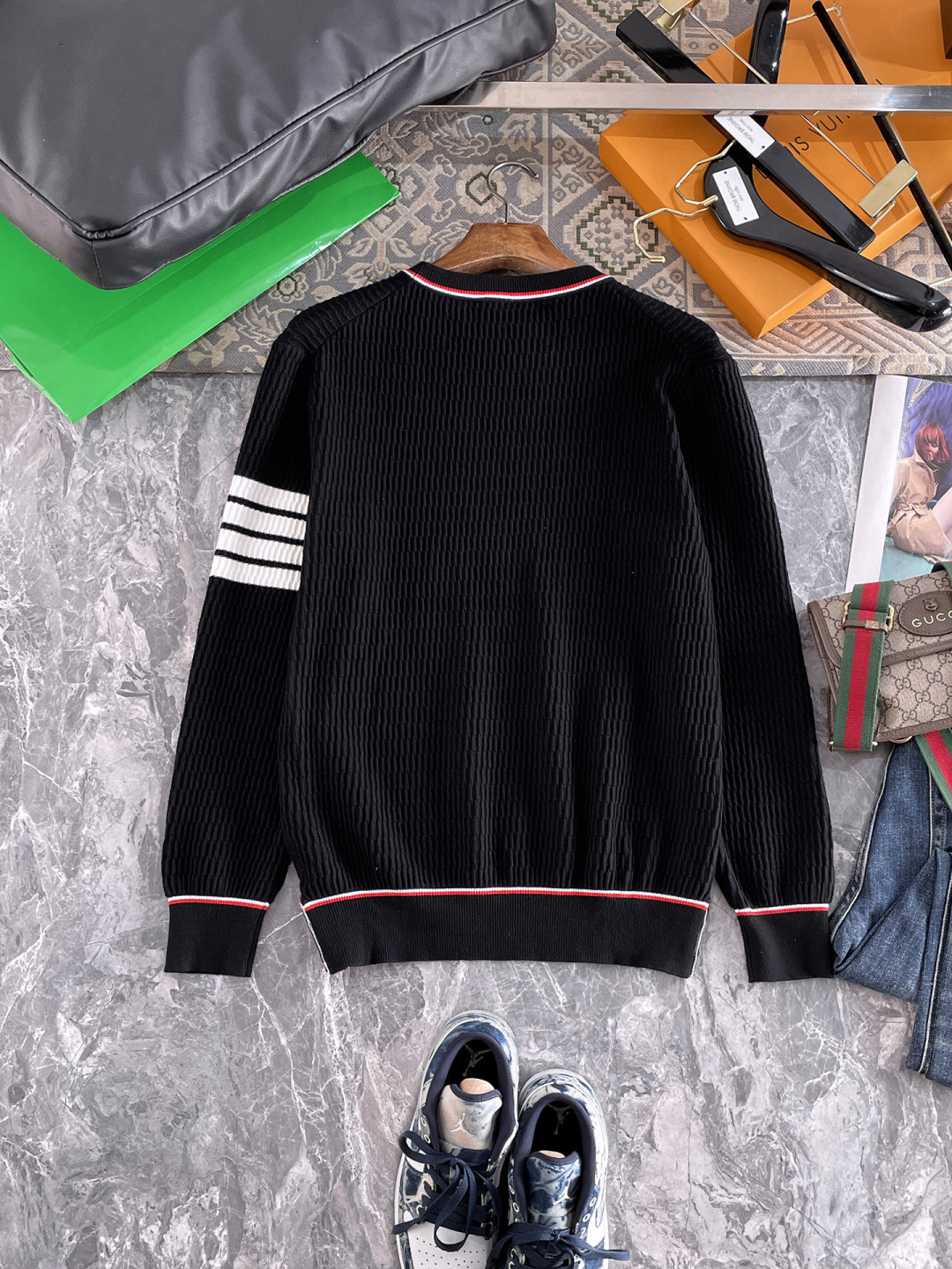 Thom Browne Male Basic Clothing Wool M-xxxl