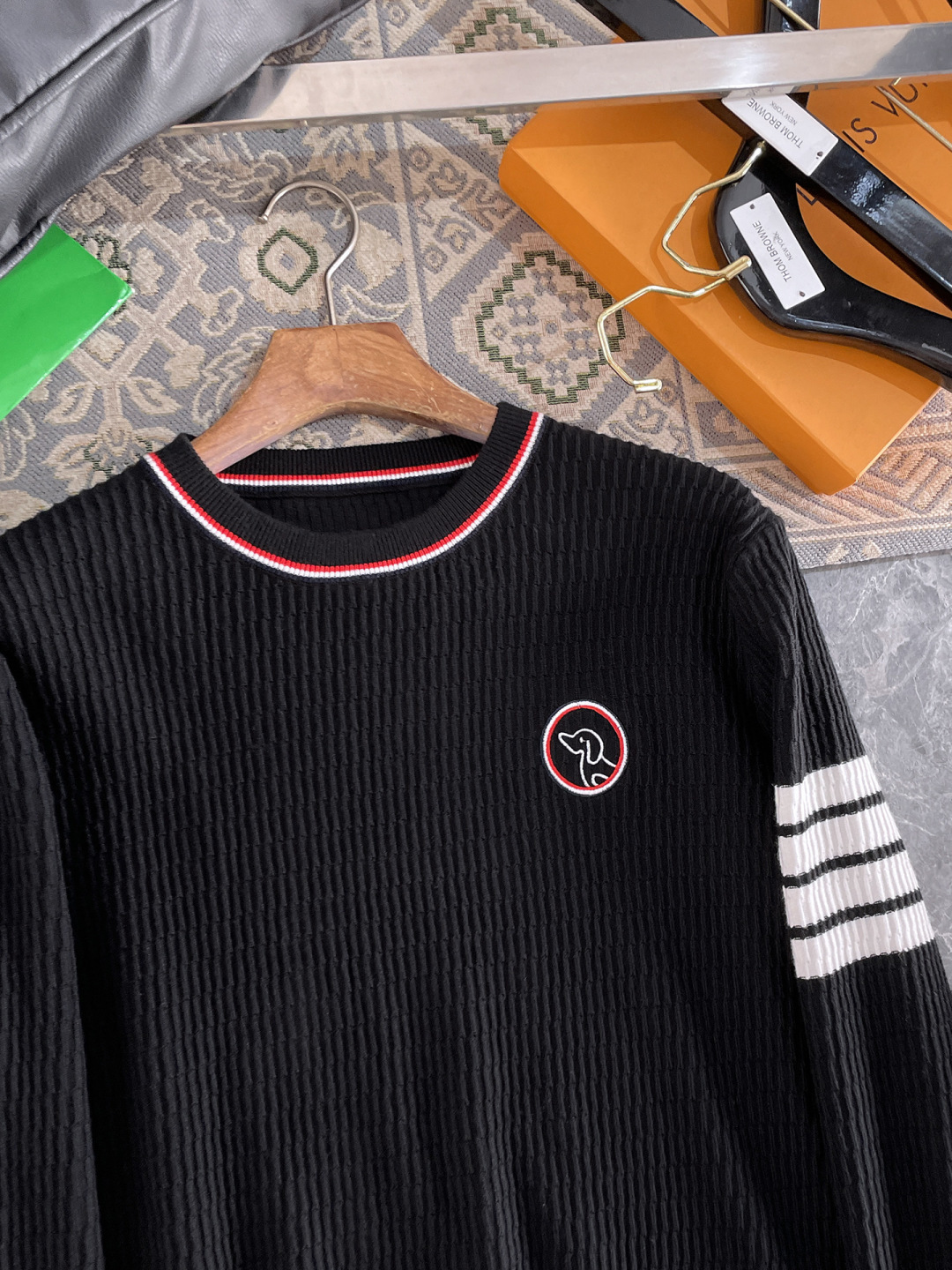 Thom Browne Male Basic Clothing Wool M-xxxl