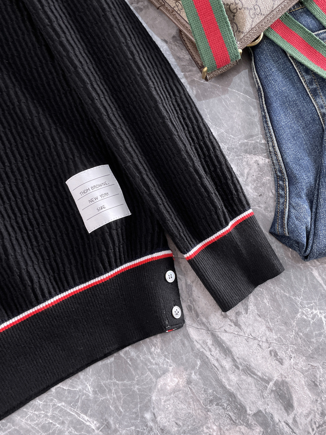 Thom Browne Male Basic Clothing Wool M-xxxl