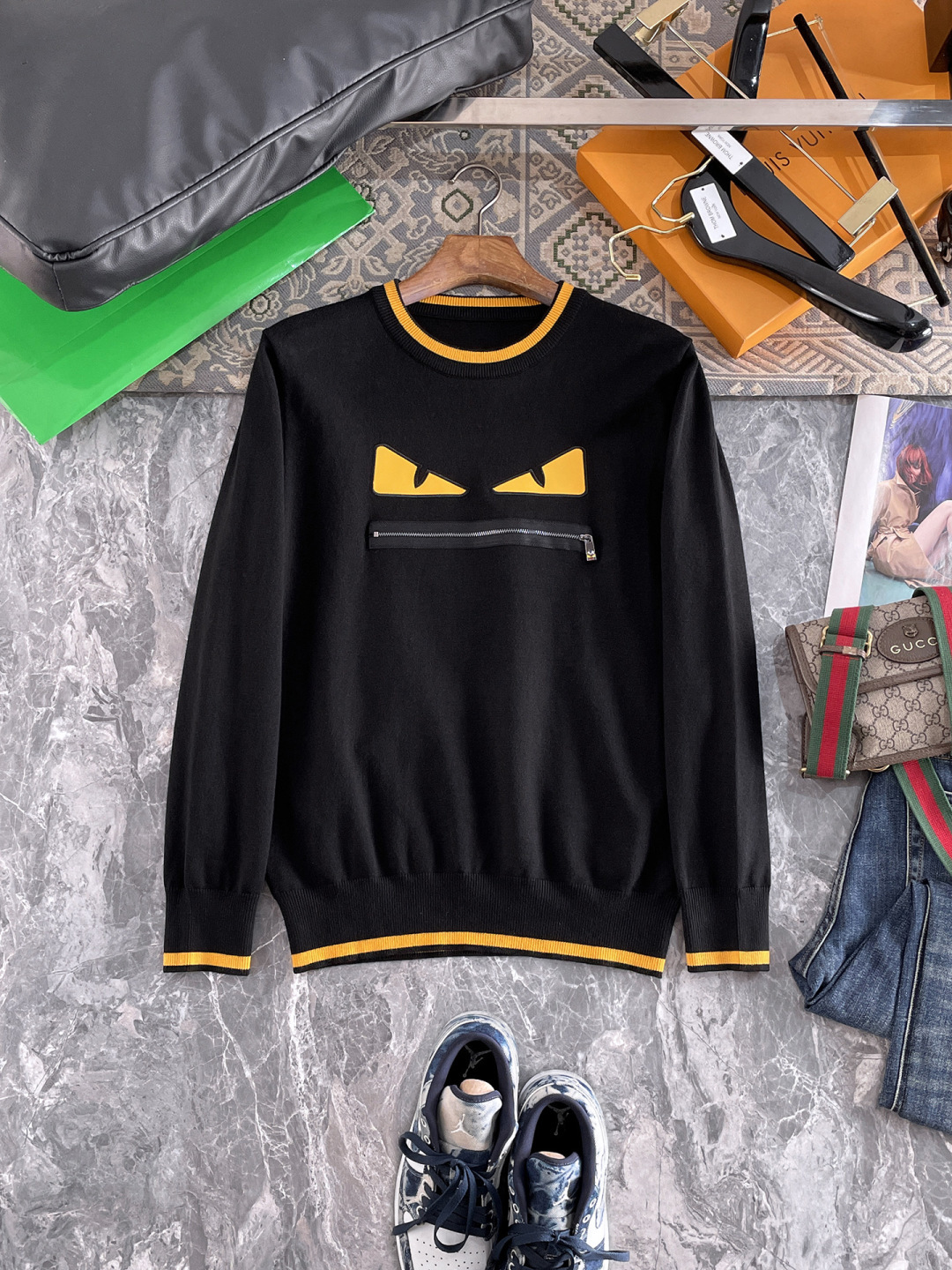 Fendi Male Basic Clothing Wool M-xxxl