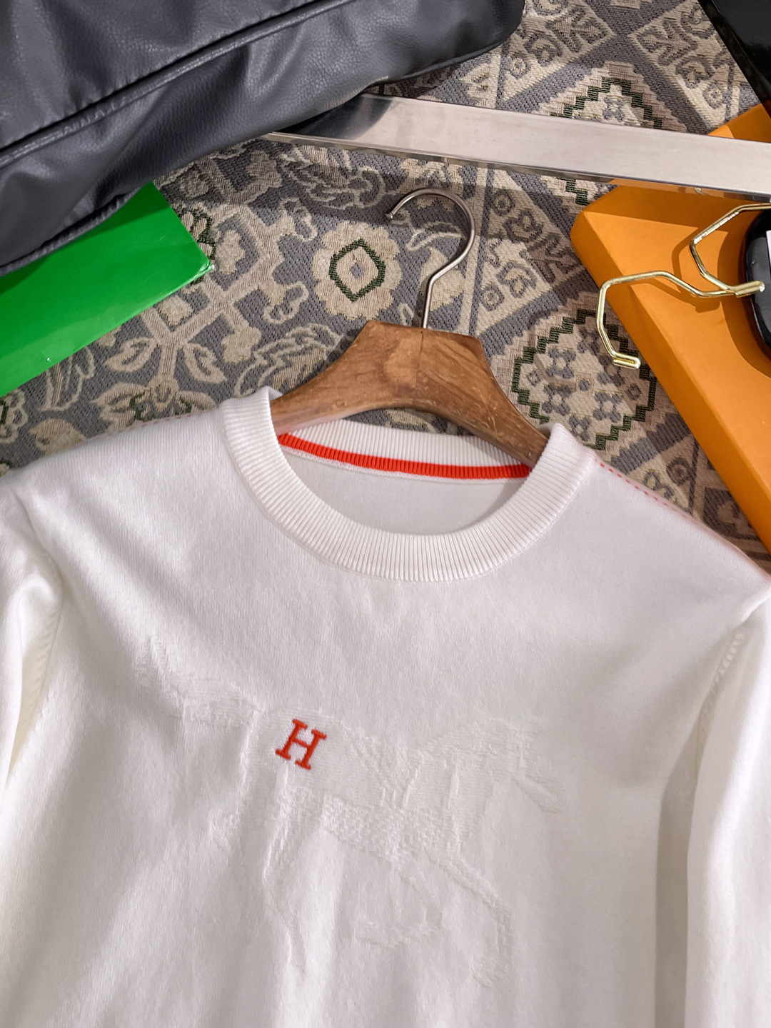 Hermès Male Basic Clothing Wool S-m-xxxl