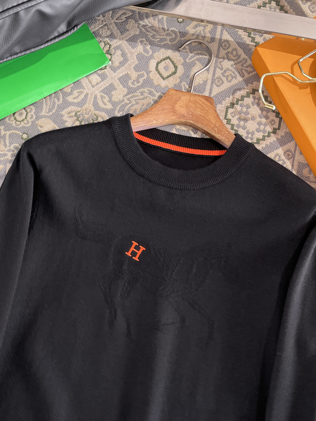 Hermès Male Basic Clothing Wool S-m-xxxl