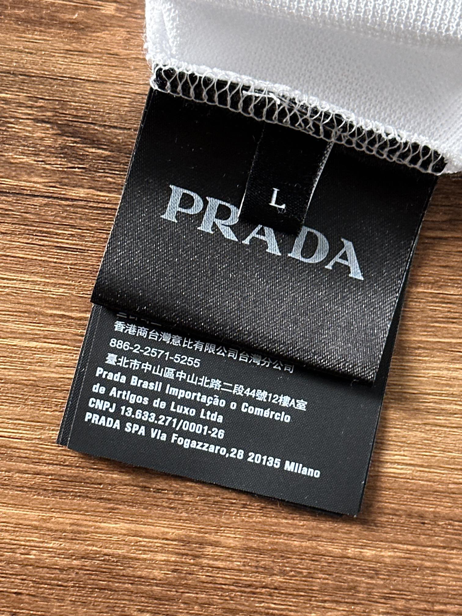 Prada Male Basic Clothing Cotton Black S-m-l-xl-xxl