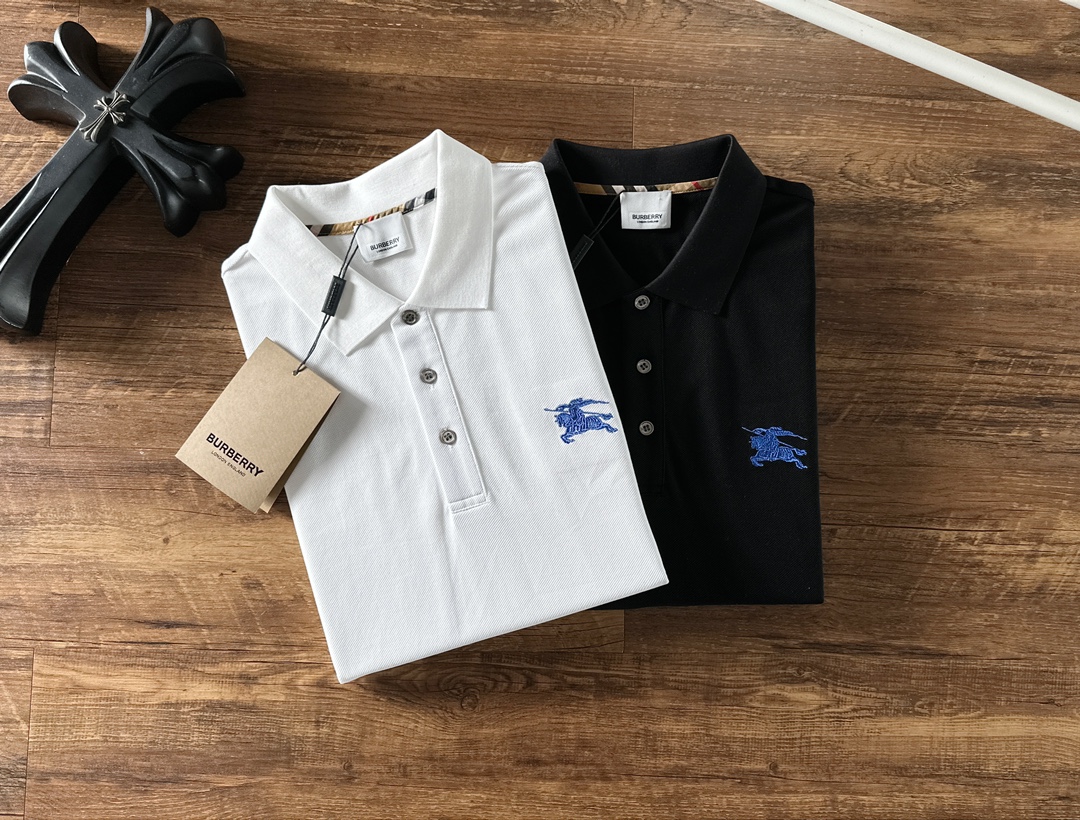 Burberry Male Basic Clothing Cotton Black S-m-l-xl-xxl