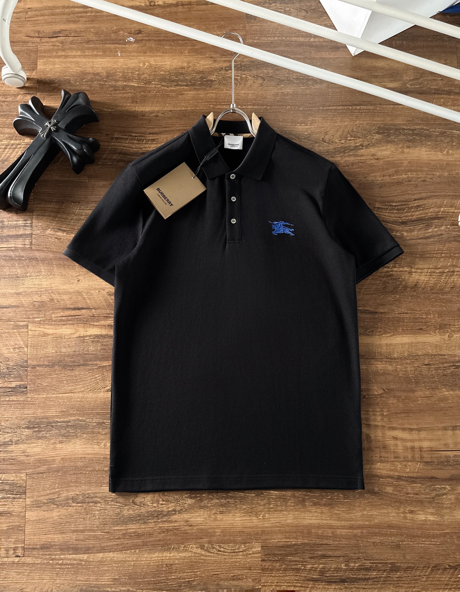 Burberry Male Basic Clothing Cotton Black S-m-l-xl-xxl