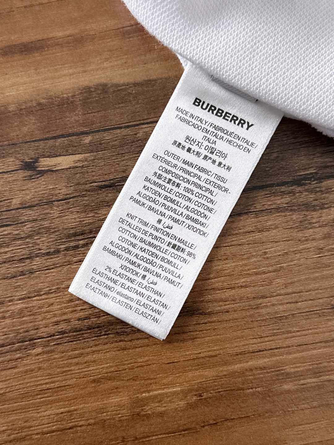 Burberry Male Basic Clothing Cotton S-m-l-xl-xxl