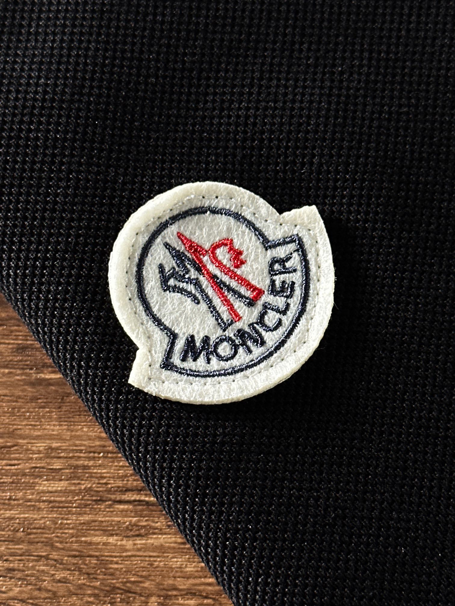 Moncler Male Basic Clothing Cotton Black S-m-l-xl-xxl