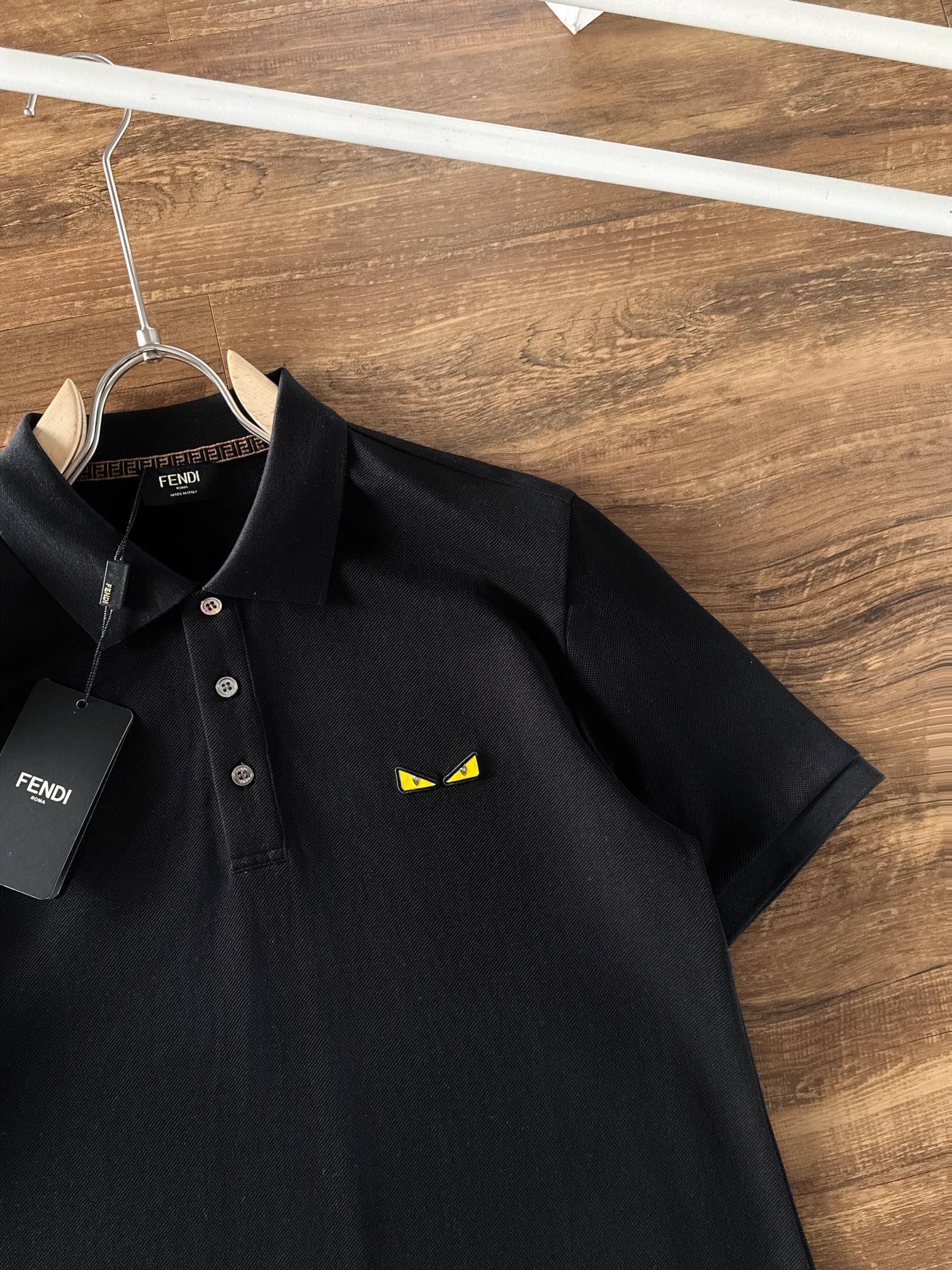 Fendi Male Basic Clothing Cotton Black S-m-l-xl-xxl