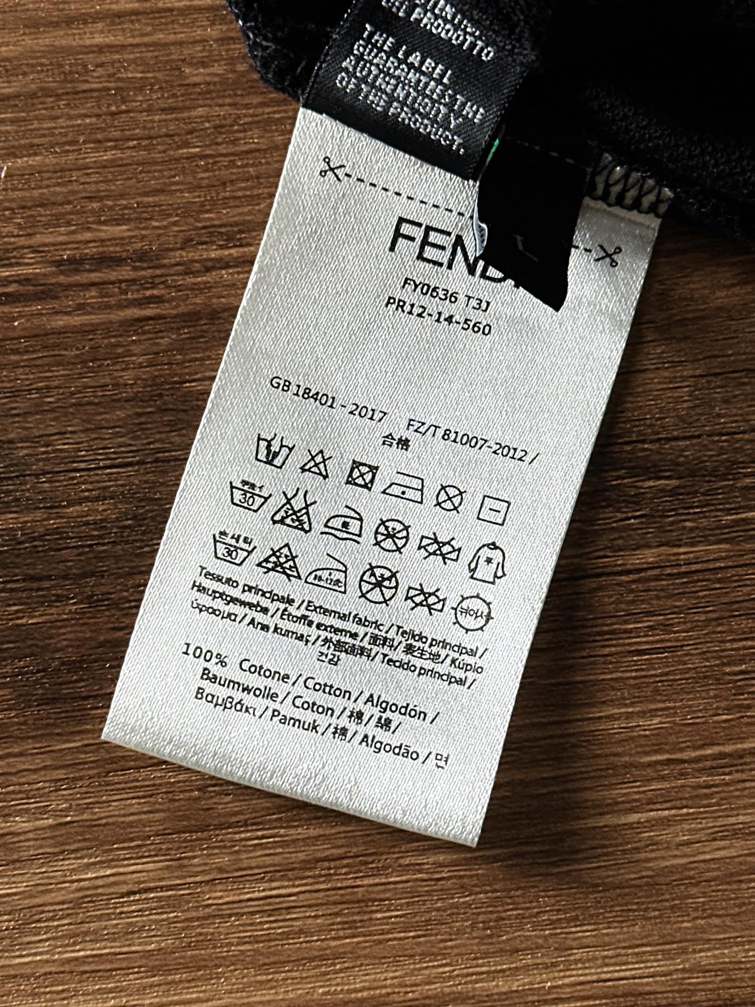 Fendi Male Basic Clothing Cotton Black S-m-l-xl-xxl