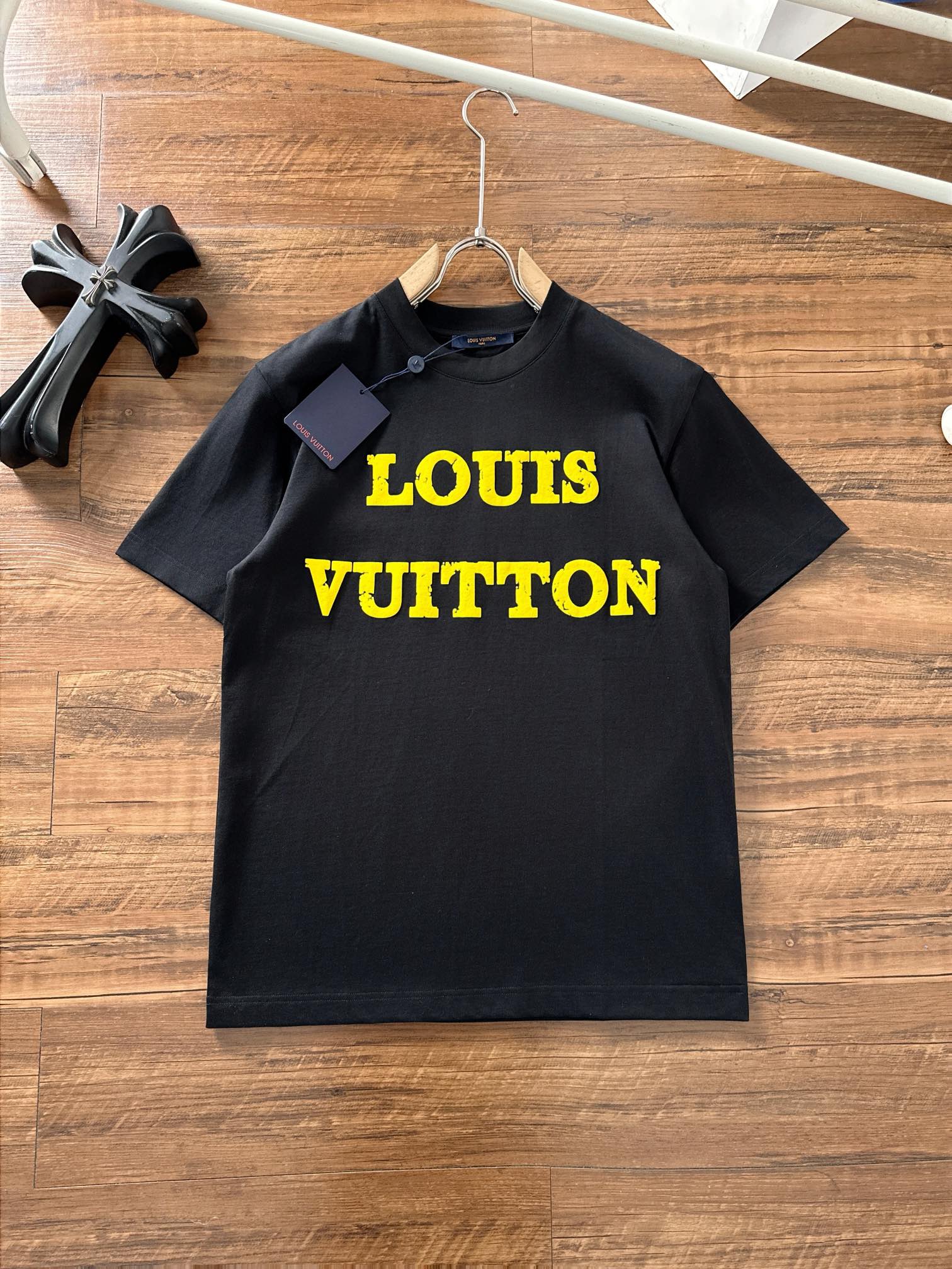 Louis Vuitton Couple Basic Clothing Cotton S-m-l-xl