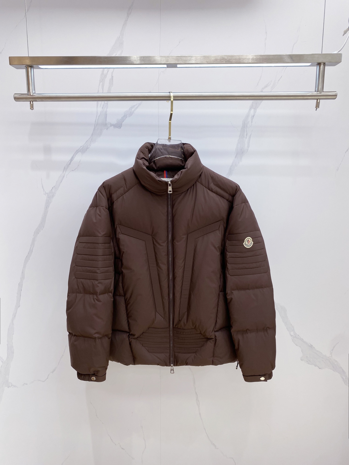 Moncler Male Down Jacket White Duck Down Black S-m-l