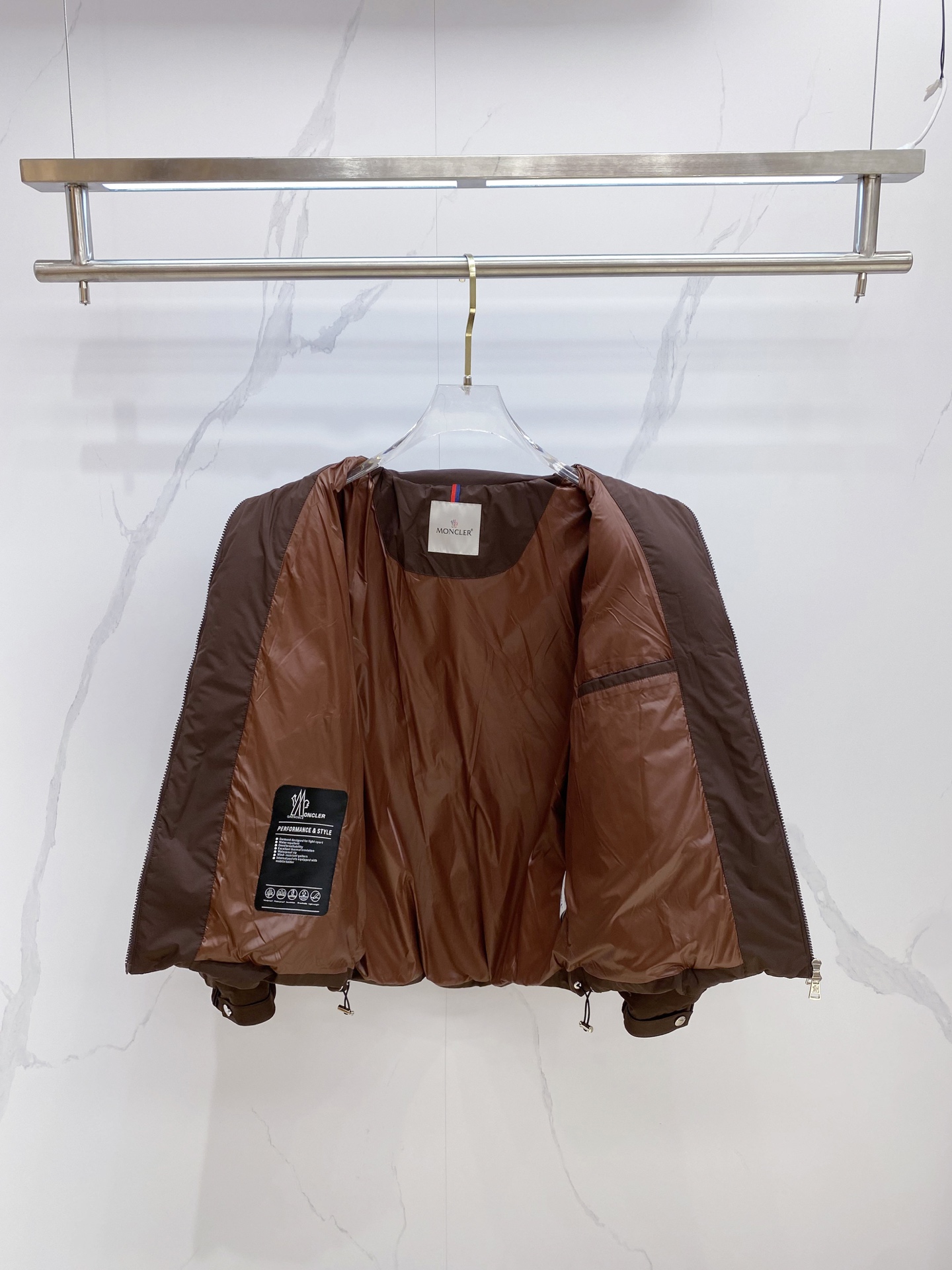 Moncler Male Down Jacket White Duck Down Black S-m-l