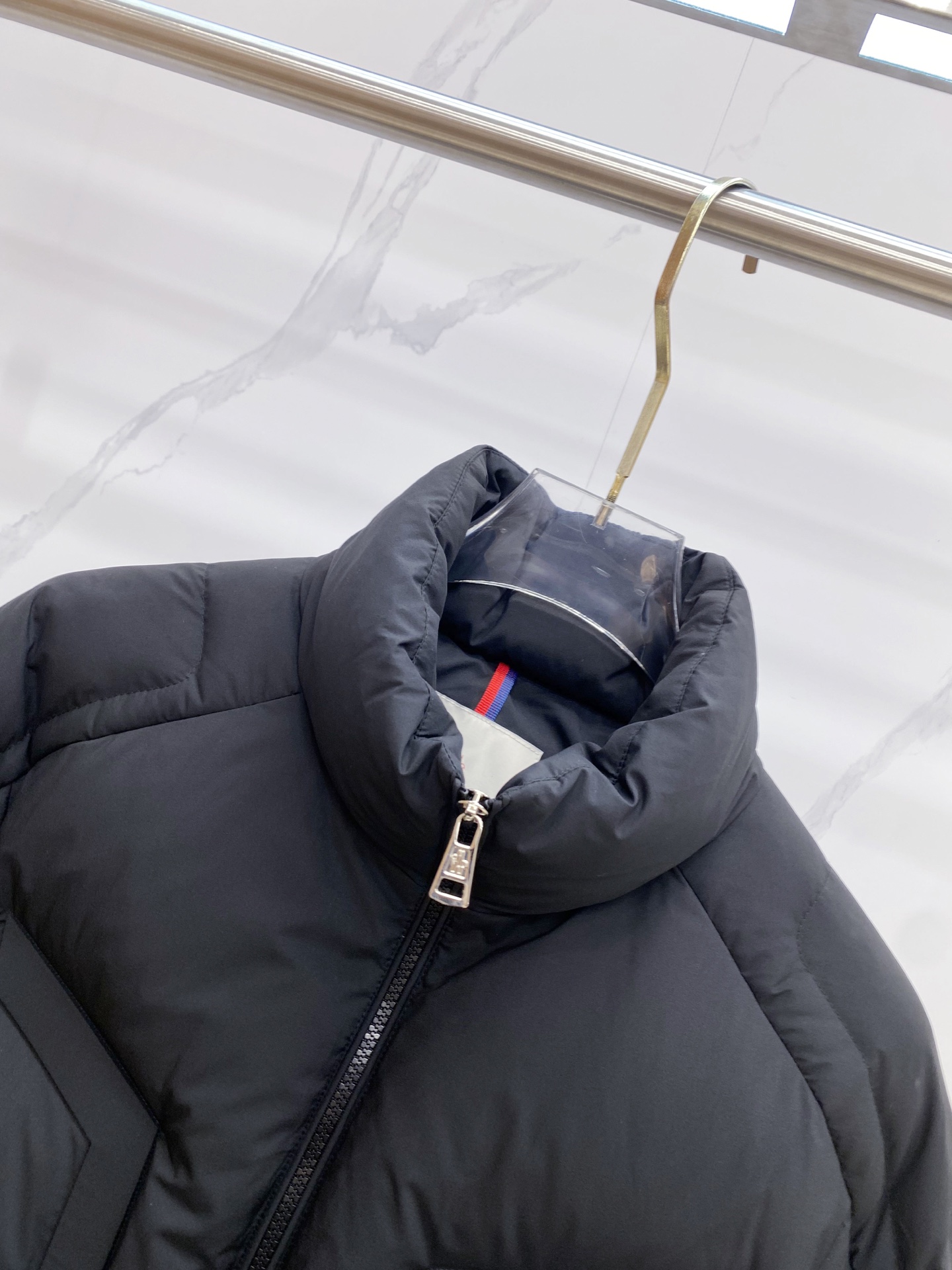 Moncler Male Down Jacket White Duck Down Black S-m-l