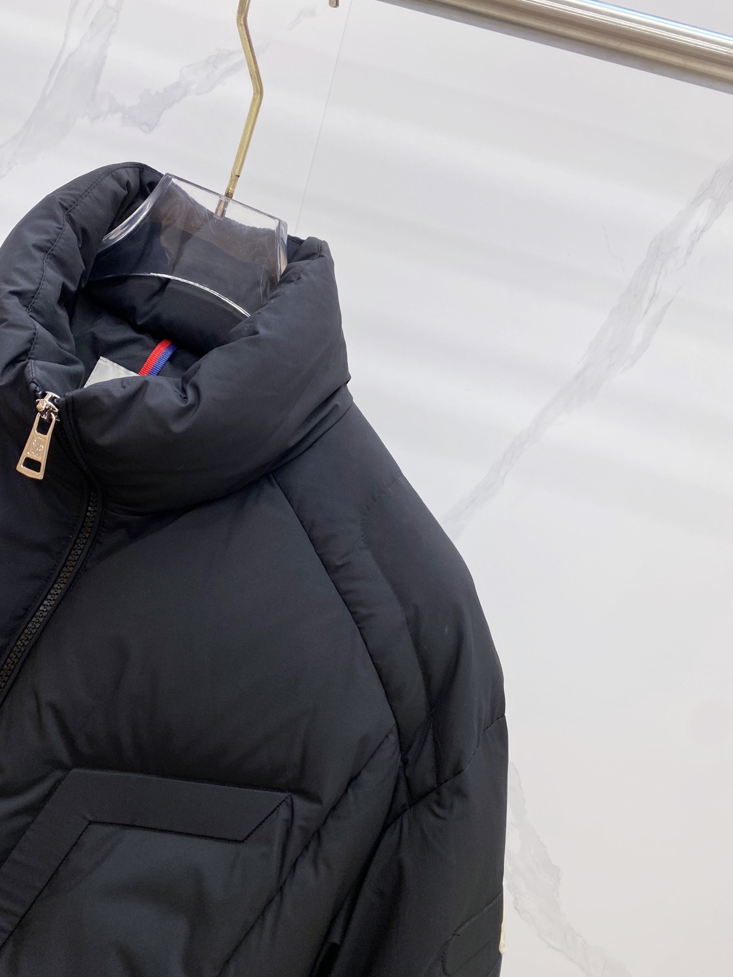 Moncler Male Down Jacket White Duck Down Black S-m-l