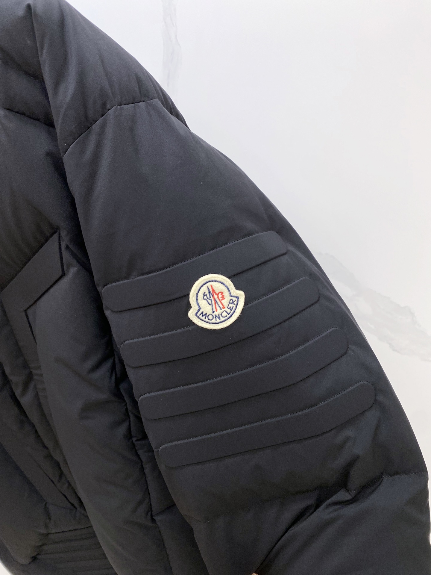Moncler Male Down Jacket White Duck Down Black S-m-l