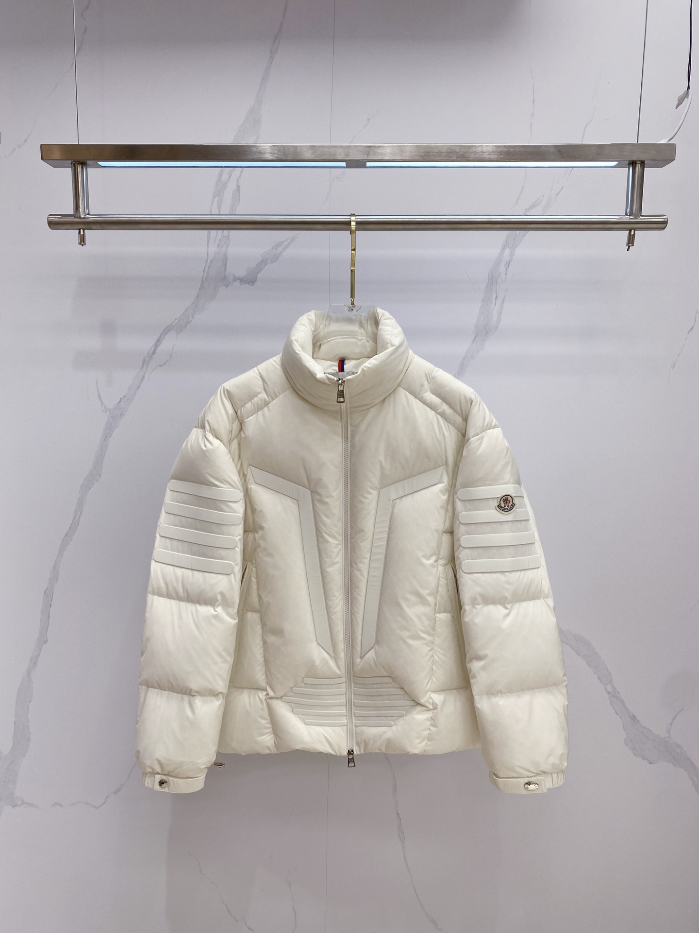 Moncler Male Down Jacket White Duck Down Black S-m-l