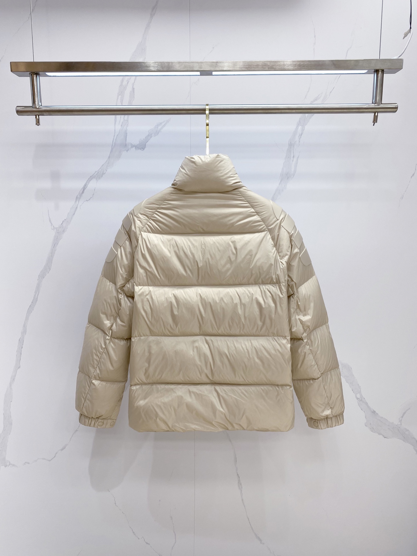 Moncler Couple Down Jacket Goose Down Black Loose Fit M-l