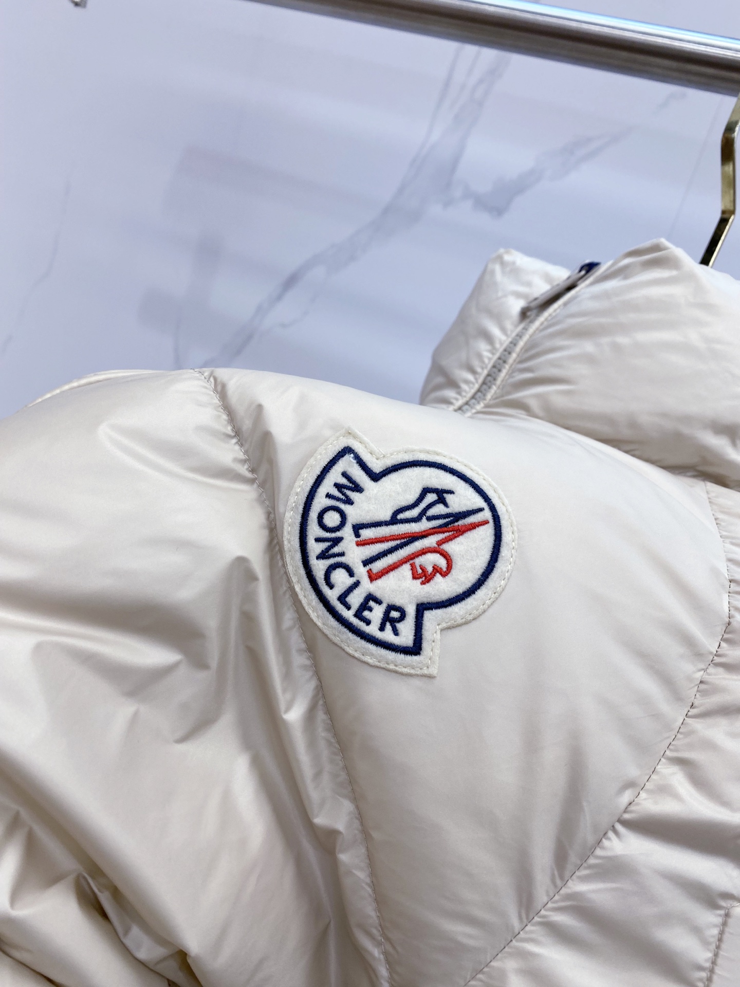 Moncler Couple Down Jacket Goose Down Black Loose Fit M-l