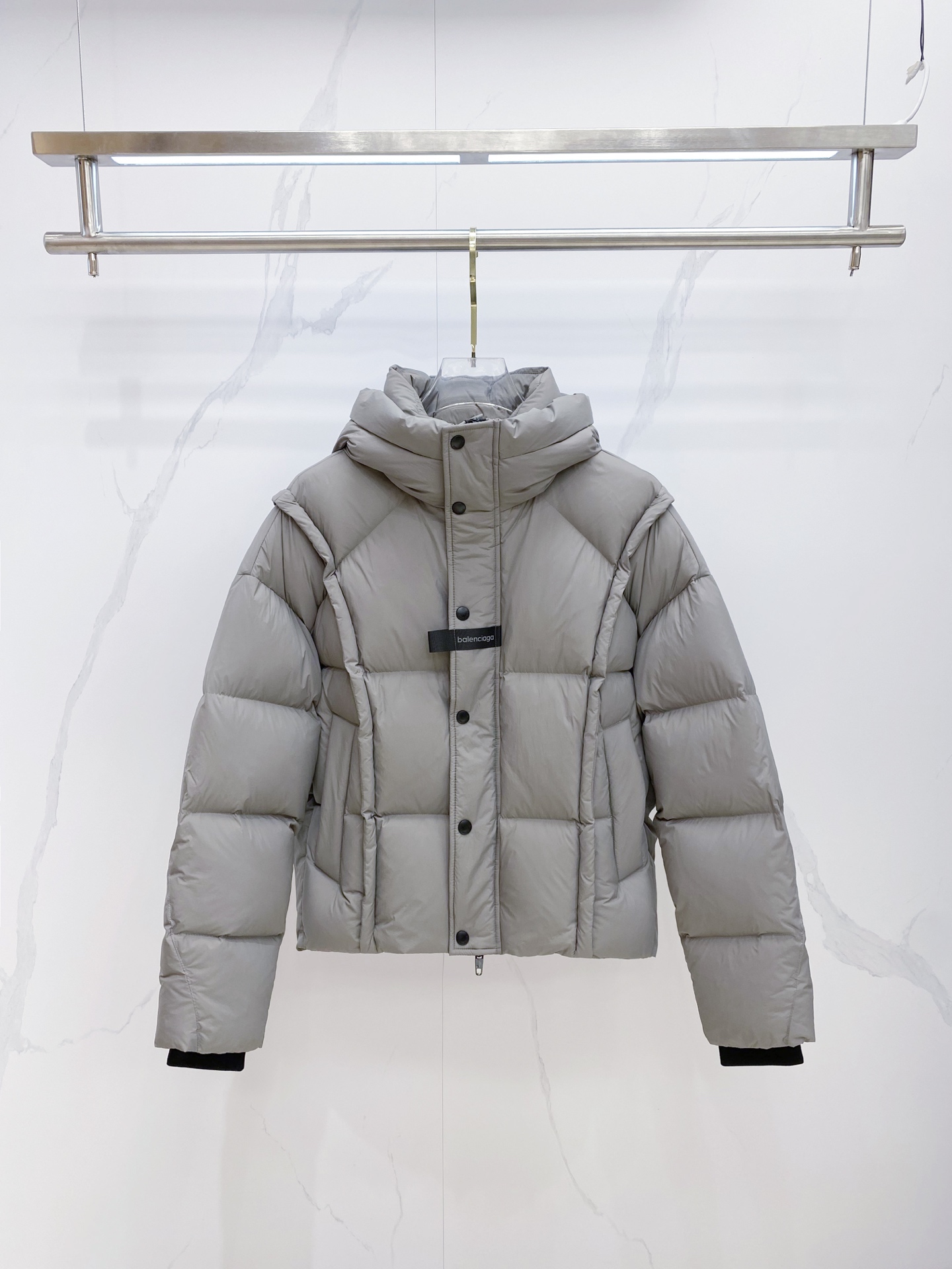Balenciaga Down Jacket Hooded L