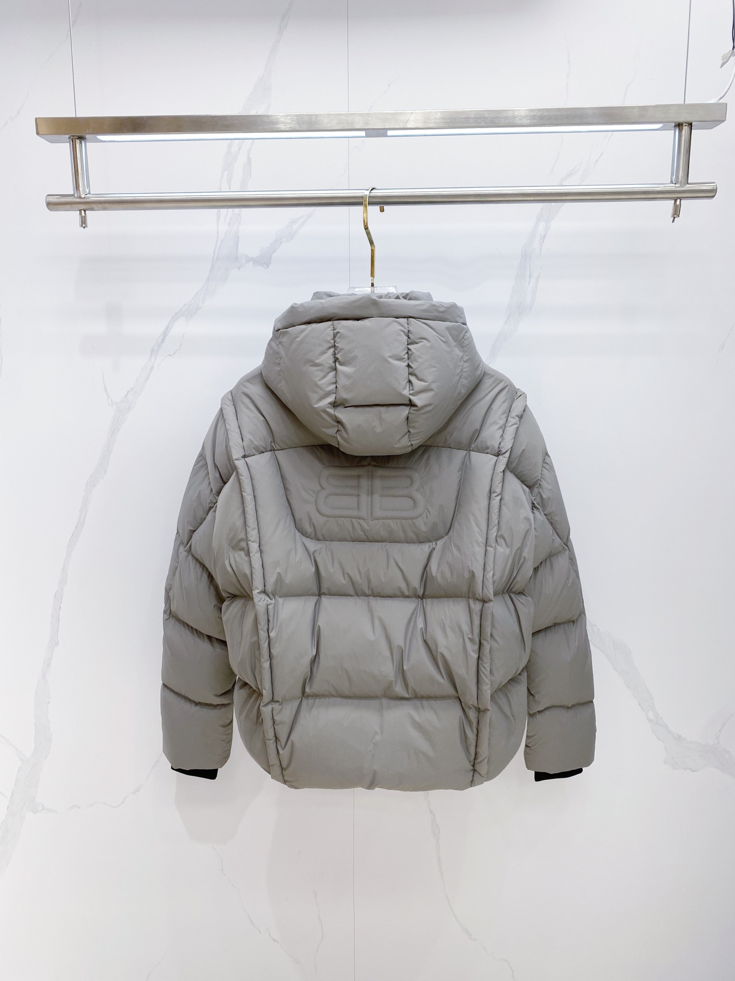 Balenciaga Down Jacket Hooded L
