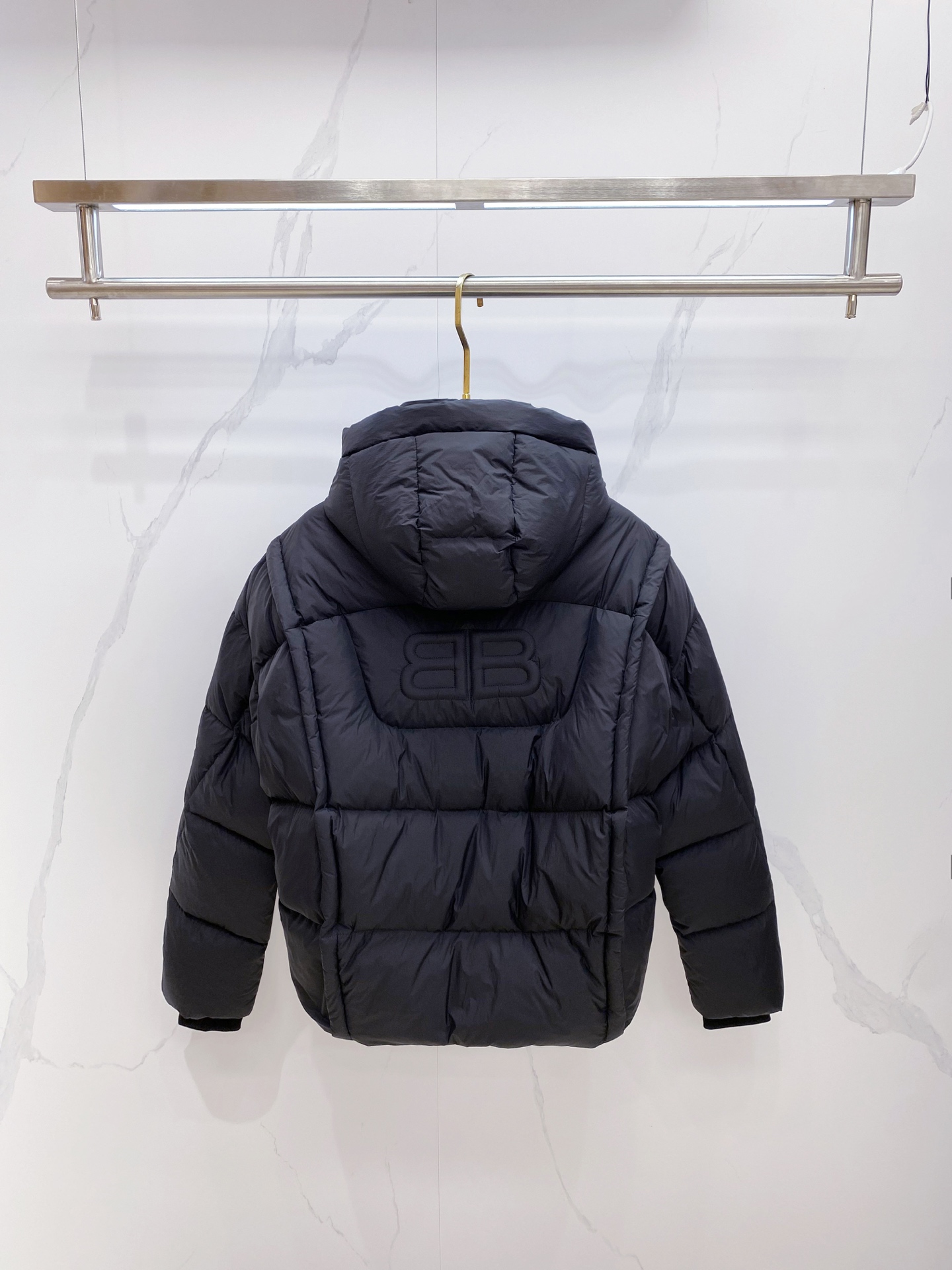 Balenciaga Down Jacket Hooded L