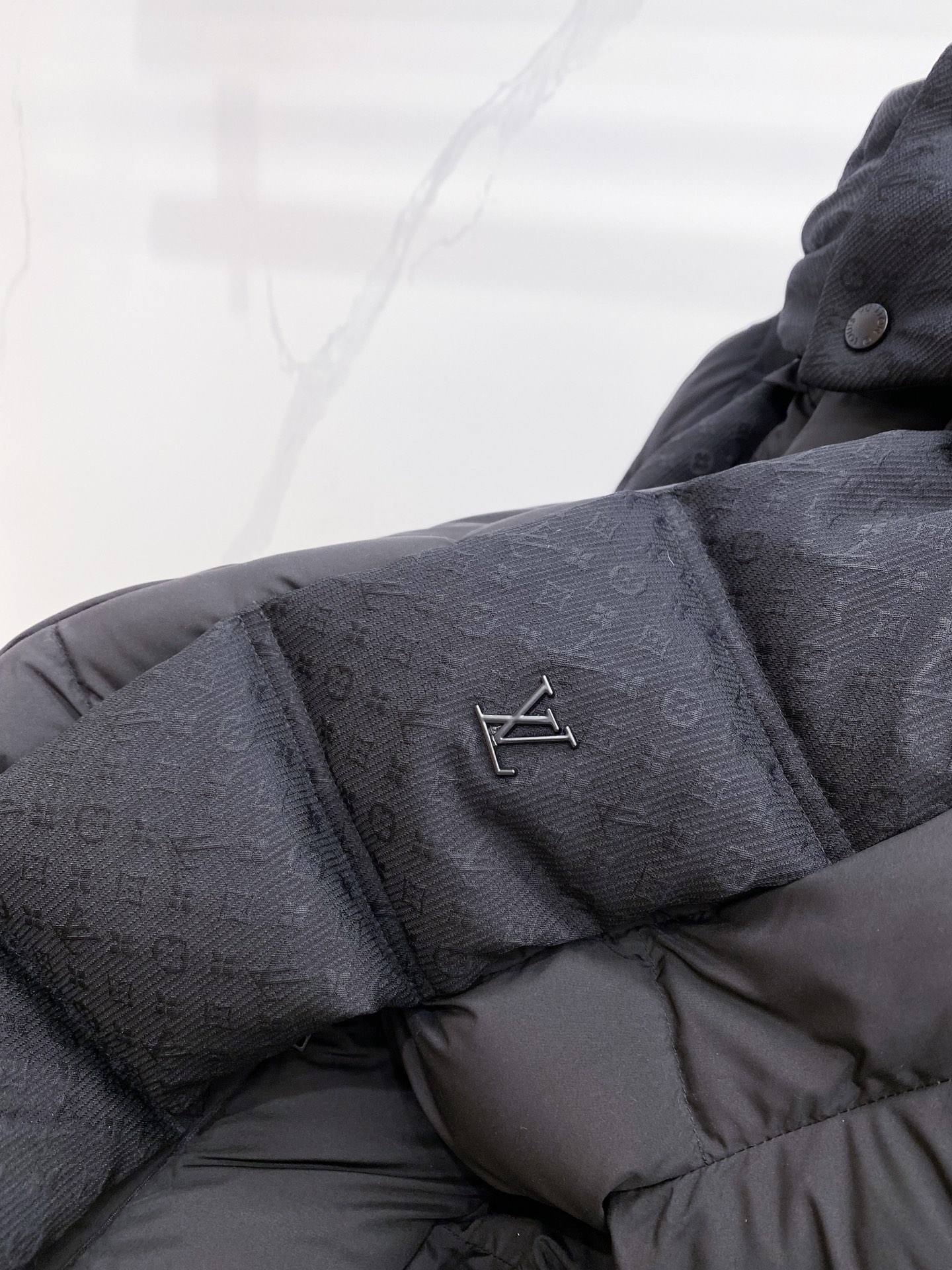 Louis Vuitton Male Down Jacket Goose Down Black Hooded S-m-l-xl