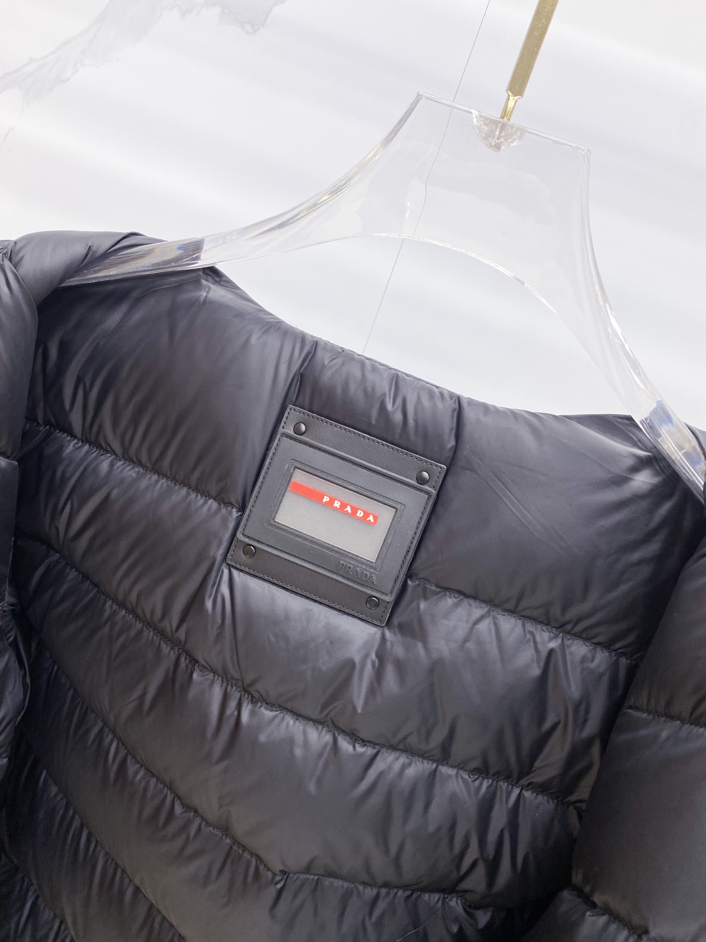 Prada Down Jacket Black Hooded M-54-48-56-50-52