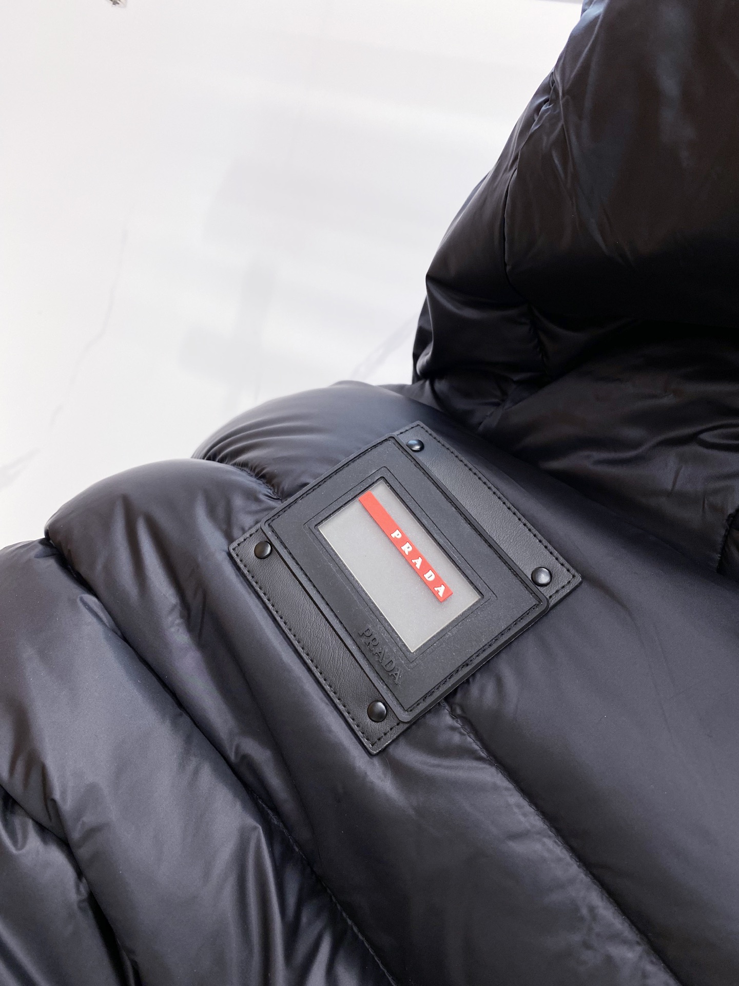 Prada Down Jacket Black Hooded M-54-48-56-50-52