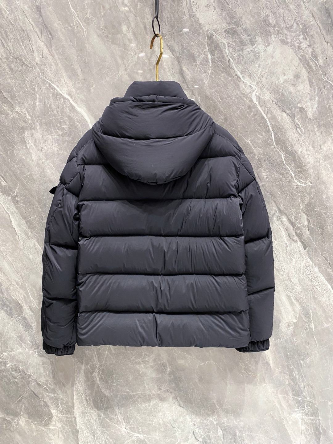 Moncler Down Jacket Polyester Black S-m-l