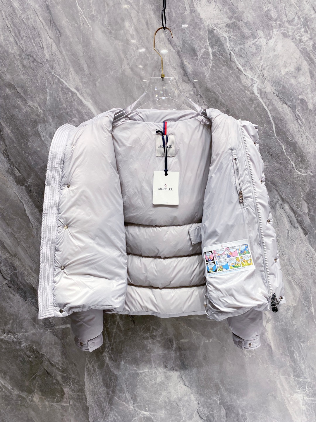 Moncler Down Jacket Polyester Black S-m-l