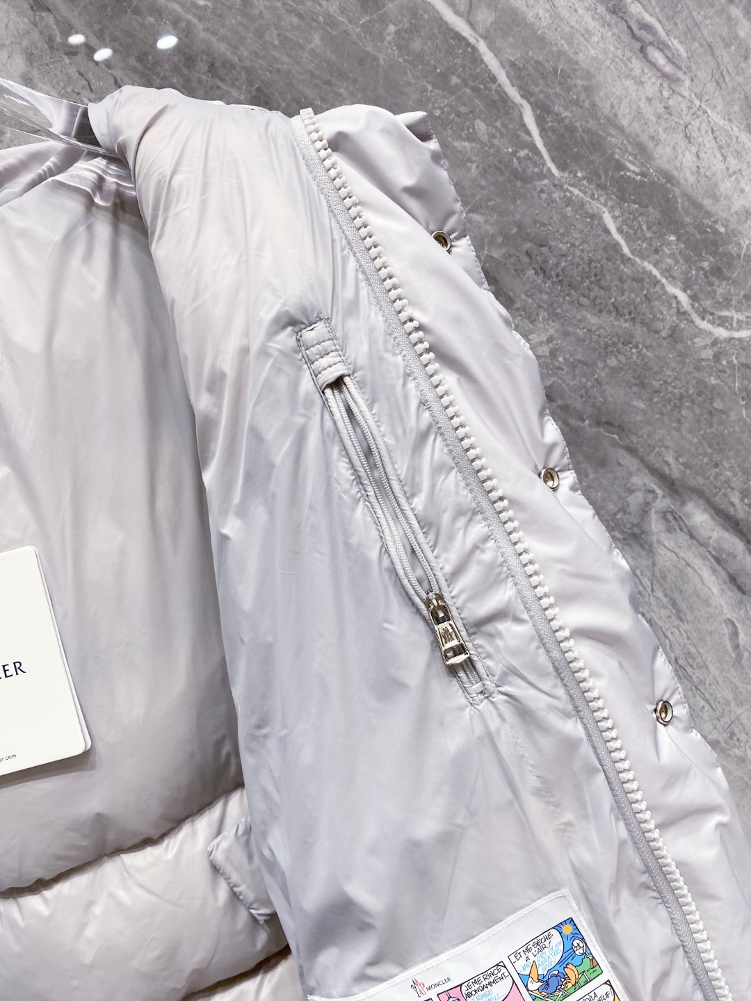 Moncler Down Jacket Polyester Black S-m-l