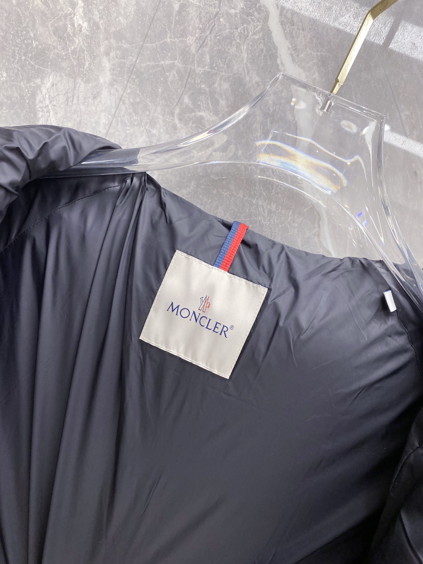 Moncler Couple Down Jacket Goose Down Black Loose Fit M-l